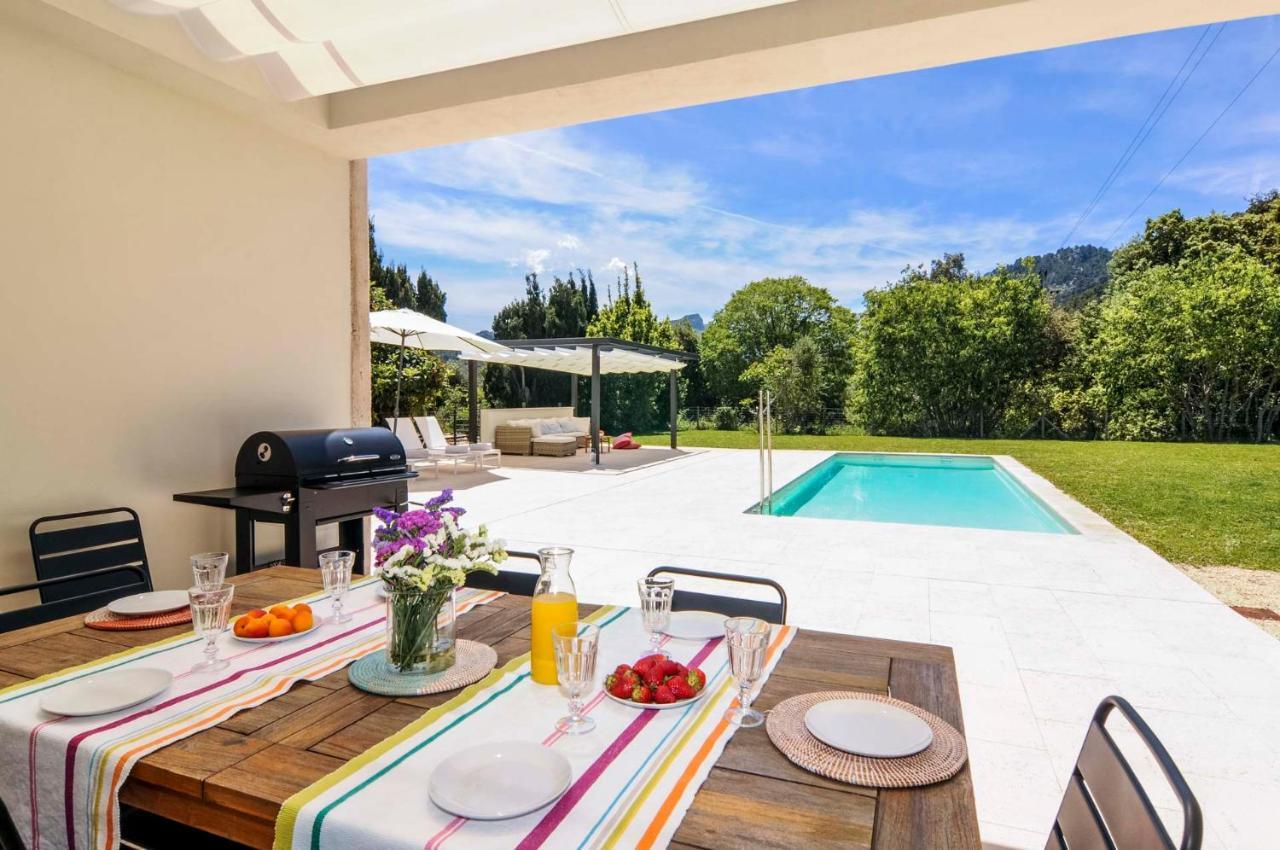 Villa Hort Petit De Ternelles Underfloor Heating Pollença Esterno foto